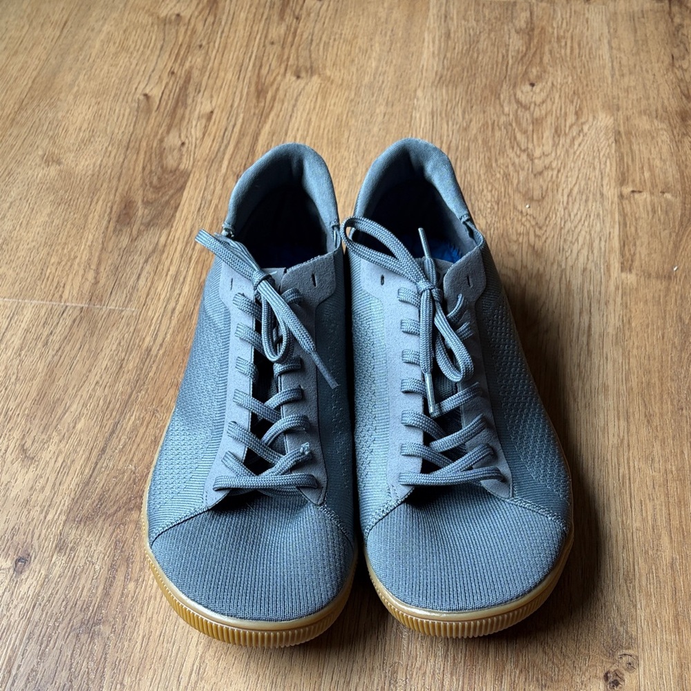 Flux Footwear Adapt Trainer Gray Gum Mens Size 11 Athletic Knit Shoes Sneakers